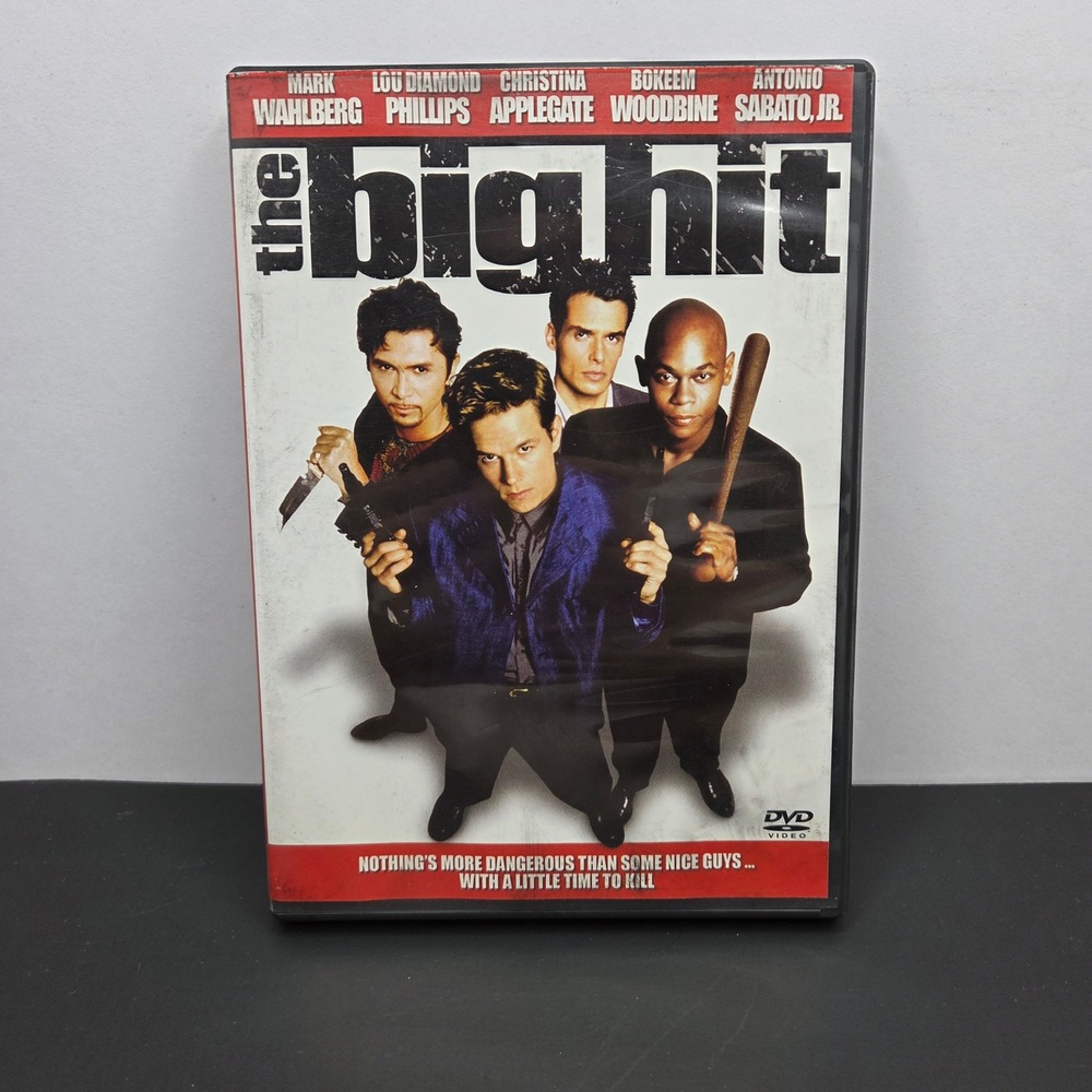 The Big Hit DVD Mark Wahlberg Action Comedy 1998 Vintage Movie Widescreen